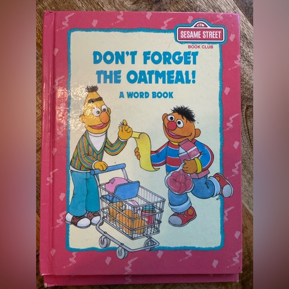 Lot of 8 90’s Sesame Street Children's Book Club Large Hardcover - Picture 8 of 10